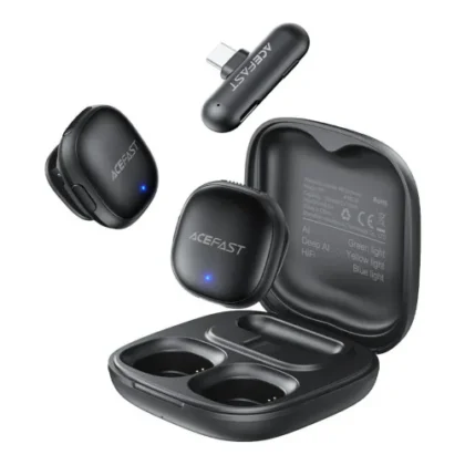 Acefast R1 AI Noise Reduction Dual Wireless Lavalier Microphone
